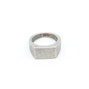 Oxidised Signet Ring Stål