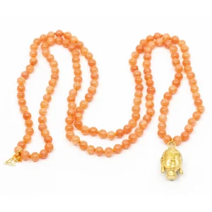 Buddha Halsband Peach