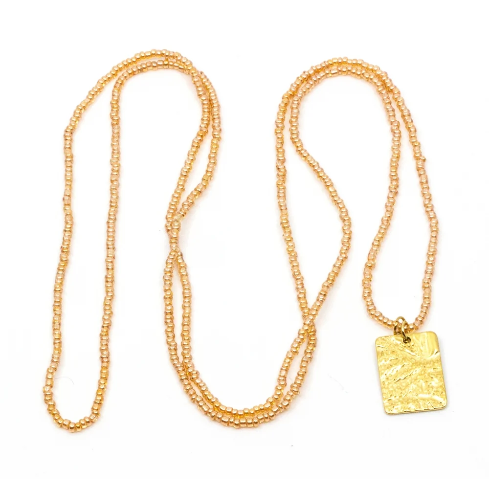 Sea Imprint Halsband Peach