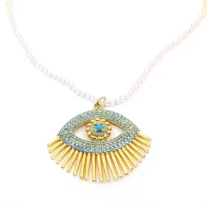 Eye Gazing Halsband Rainbow