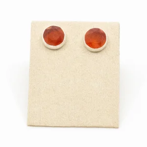 Tau Örhänge Silver Orange