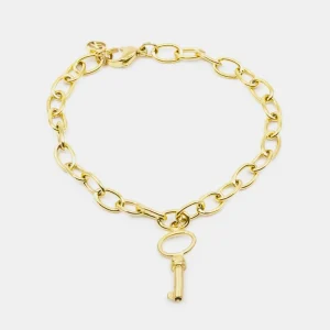 Small Key Armband Guld