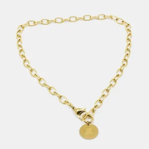 TAKE NO SHIT Halsband Guld