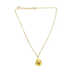 Cowboy Hat Halsband 42cm Guld