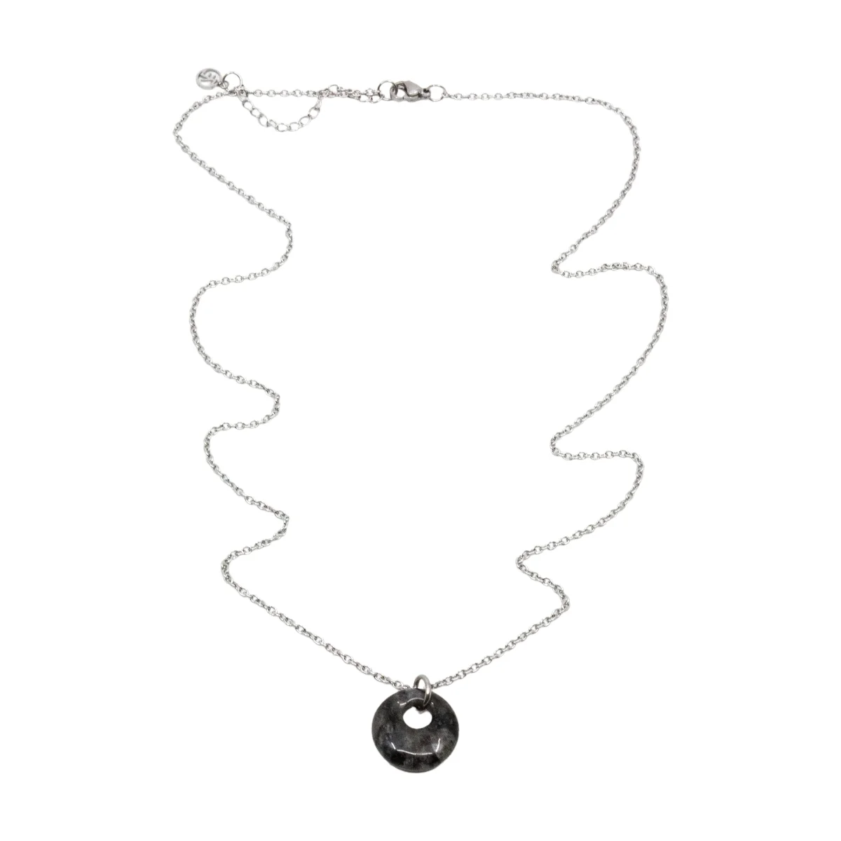 Bagel Halsband Silver Labradorite